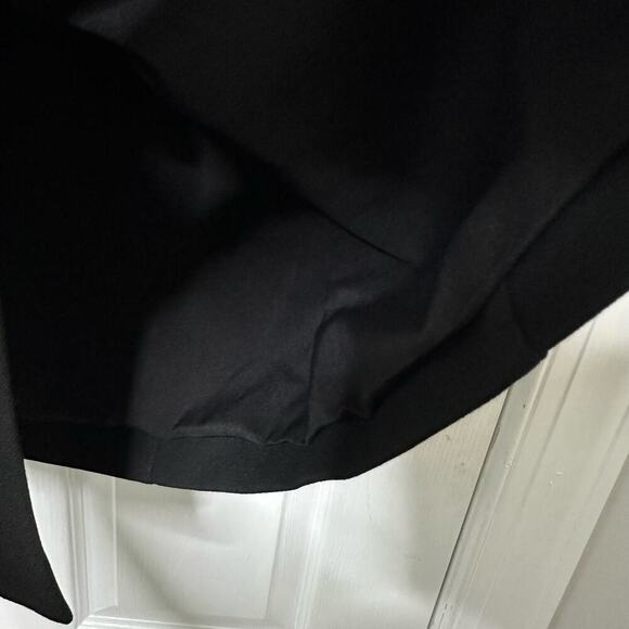 Karen Millen US 10/UK 14 Black Structured Crepe Pencil Midi Dress Career - Picture 9 of 11